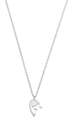 S. Oliver Silber Kette halbes Herz 2034291
