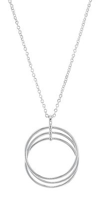 S. Oliver Silber Kette mit Ringanhänger 2034351