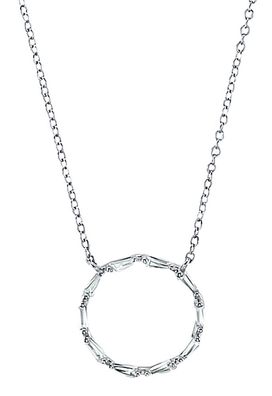 S. Oliver Silber Kette mit rundem Anhänger 2034248