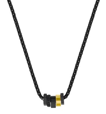 S. Oliver Herren Edelstahlcollier schwarz 2034952