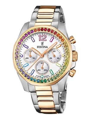 Festina Damen Chronograph Boyfriend F20608-2