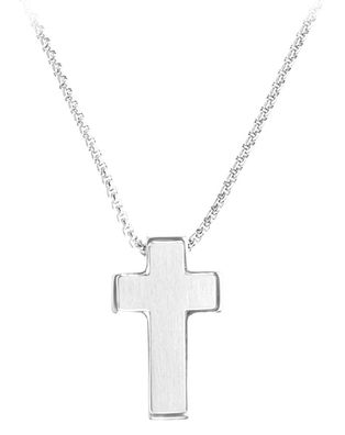 S. Oliver Kinder Kette Edelstahl Kreuz 2035539