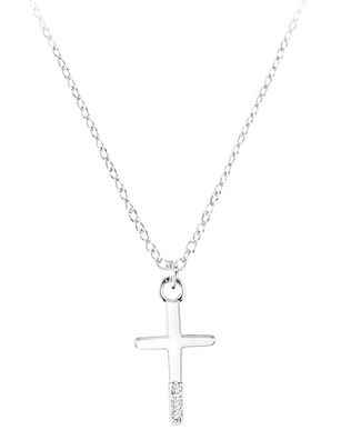 S. Oliver Silber Kette mit Kreuzanhänger 2035514