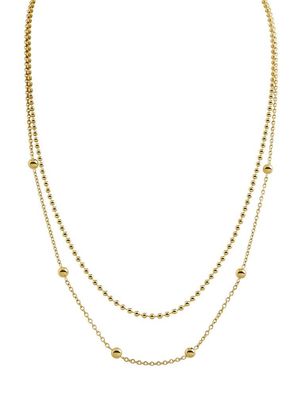 Boccia Titan Damenhalskette vergoldet 08066-02