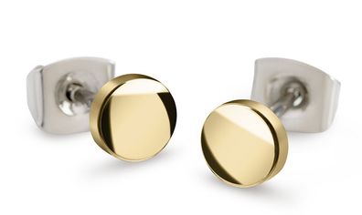 Boccia Titanohrstecker vergoldet 05064-02