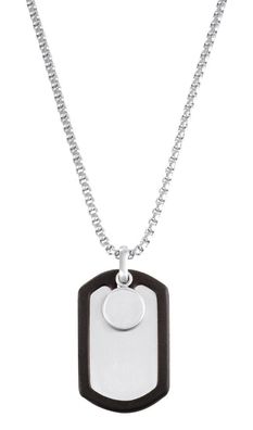 S. Oliver Kette Edelstahl mit Anhänger 2036864