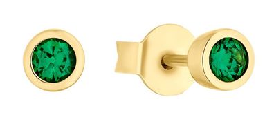 S. Oliver Silber Ohrstecker Zirkonia vergoldet 2036877