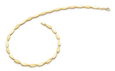 Boccia Titan Collier goldplattiert 08068-03