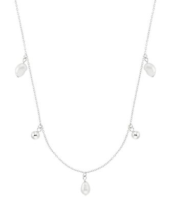 S. Oliver Silber Kette mit Perlen 2037815