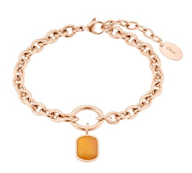 S. Oliver Damen Edelstahl Armband rosé 2037971