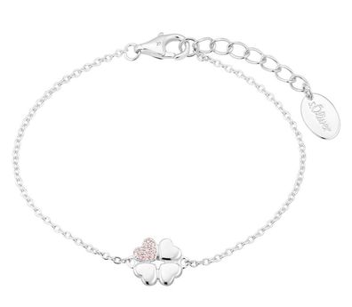 S. Oliver Silber Armband Kleeblatt 2037848
