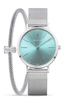 Bering Damenuhr Classic im Set mit Armband 14134-005-GWP