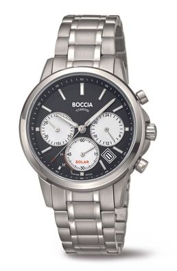 Boccia Solar Titan Chronograph 3742-02