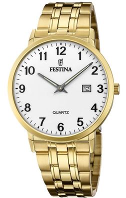 Festina Herrenuhr Classic goldfarben F20513-1