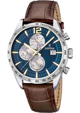 Festina Herren Chronograph braun 16760-7