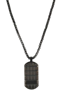 S. Oliver Herren Kette Edelstahl Black IP Dog Tag 2038876