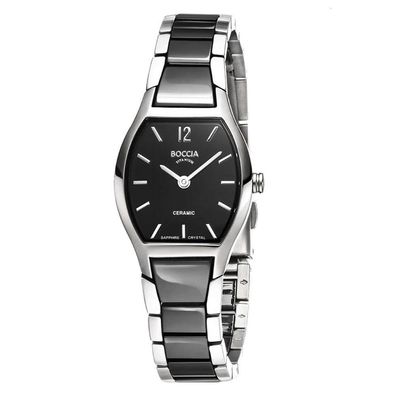 Boccia Damen Titan-Keramik Uhr 3361-02