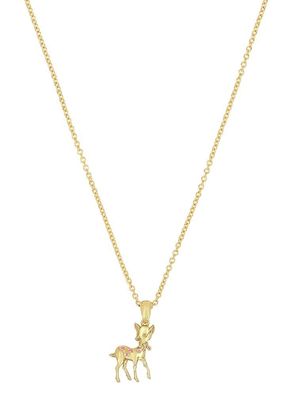 Prinzessin Lillifee Silberkette mit Rehkitz-Anhänger vergoldet 2038748