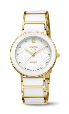 Boccia Damen Titan-Keramik Uhr 3331-05