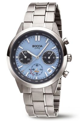 Boccia Solar Titan Chronograph 3737-01