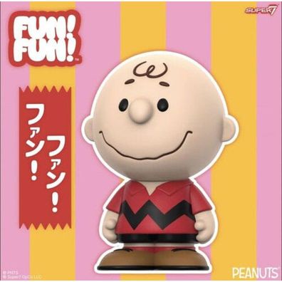 Peanuts FUN! FUN! Soft Vinyl Figur Charlie Brown (Red Shirt) 13 cm