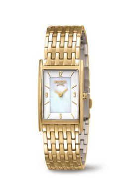 Boccia Damen Titan Uhr goldfarben 3212-11