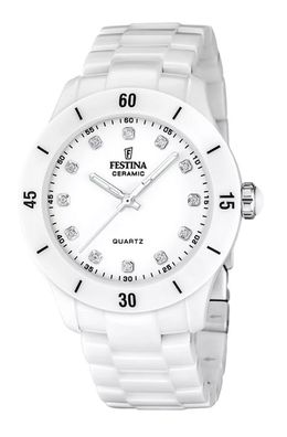 Festina Damenuhr Ceramic weiß F20720 2