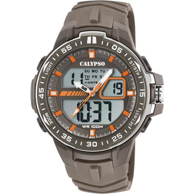 Calypso Herren Armbanduhr Street Style olive K5766-3