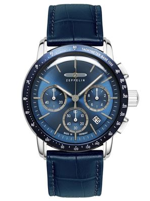 Zeppelin Herren Uhr New York Lederband 8878-3