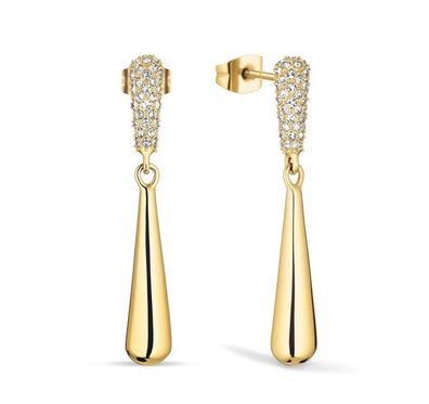 Bering Arctic Pavé Ohrstecker vergoldet 754-27-05