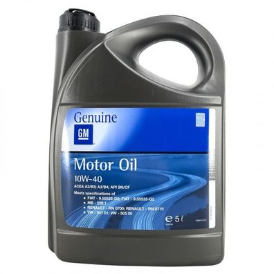 GM - Opel 10W-40 SL/CF 5 Liter