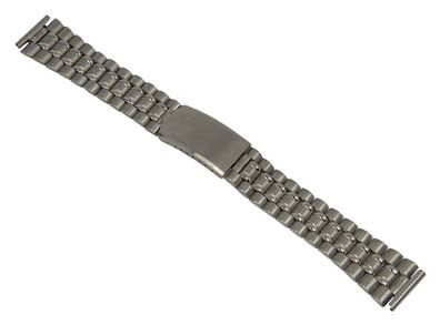 Uhrenarmband Herren Edelstahl silbern mit Wechselanstoß 27900S