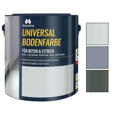 Avenarius Universal Bodenfarbe 1 LTR Aussenfarbe Bodenversiegelung Schutz
