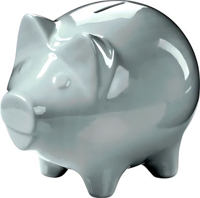 KNORR Prandell Sparschwein 135 x 118 x 116 cm Porzellan weiss