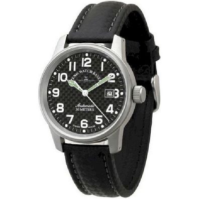 Zeno-Watch - Armbanduhr - Herren - Chrono - Classic Carbon Automatik - 6554-s1
