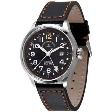 Zeno-Watch - Armbanduhr - Herren - Chrono - Retro Tre Pilot - 6302GMT-a1