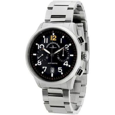 Zeno-Watch - Armbanduhr - Herren - Pilot Retro Tre Chrono Bicompax 6302BHD-a15M