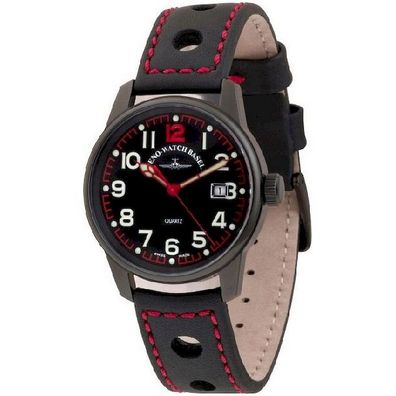 Zeno-Watch - Armbanduhr - Herren - Chrono - Classic Pilot Date - 3315Q-bk-a17