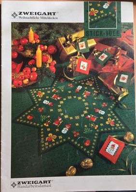 Stick-Idee "Weihnachtliche Mitteldecken"
