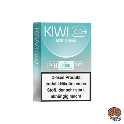 KIWI GO+ POD Mint Cream 20mg/ml Nikotin à 2 Pods