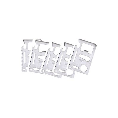 MFH Multifunktions-Survival-Tools Edelstahl, 5er-Pack