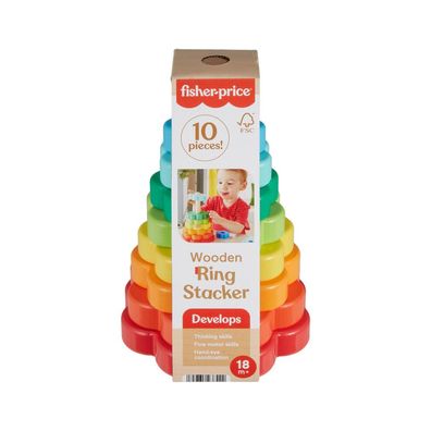 Ring-Stapelspielzeug Aus Holz