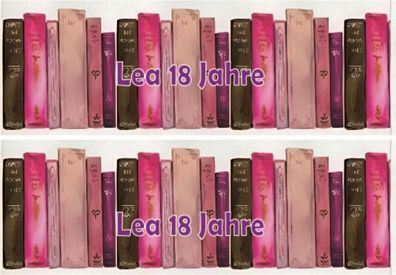 Tortenaufleger Bücher Personalisierter Essbare Tortendekoration aus Fondant 02