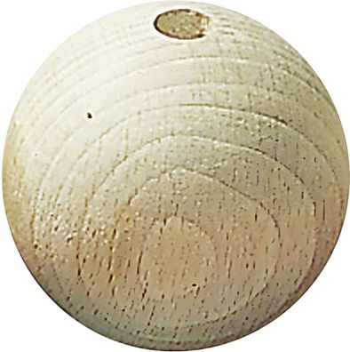 KNORR Prandell 212460182 Rohholzkugel Ø 18 mm Buche roh gewachst