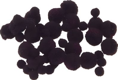 KNORR Prandell 212681081 Pompons Ø 8 - 20 mm schwarz