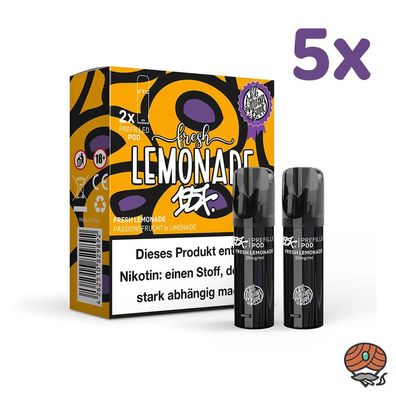 187 Strassenbande Pod FRESH Lemonade 20mg/ml Nikotin, 5x * 2 PODS*