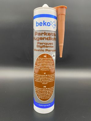 beko Parkettfugendicht 310ml kirsch/ mahagoni Fugenmasse Fugendicht Dichtmasse