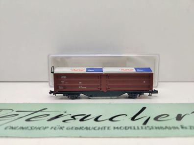 Roco N DC 25093 Hubschiebedachwagen Klmmgks "Roco Clean" / DB / OVP
