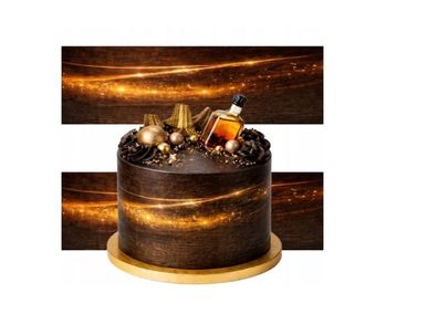 Tortenaufleger Sternenhimmel Personalisierter Essbare Tortendekoration aus Fondant 02