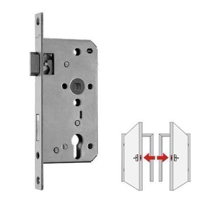 BMH Nr 3 Einsteckschloss Schrägstulpschloß Dornmaß 65 mm Haustürschloss